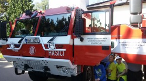 Návštěva u hasičů